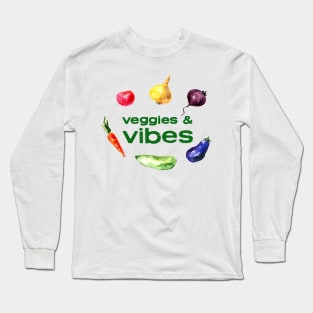 Veggies and Vibes Long Sleeve T-Shirt